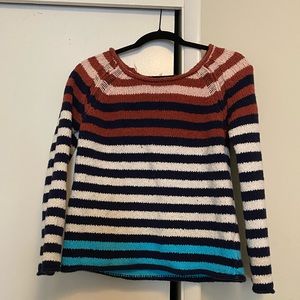 Anthropologie color block sweater